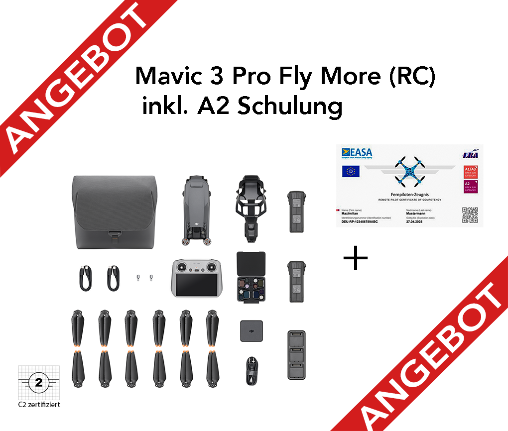DJI Mavic 3 Pro Fly-More Combo (DJI RC)