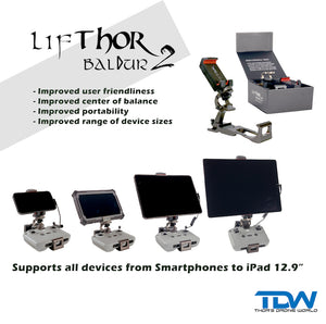 LifThor Baldur 2 Komplettset - Tablet Halterung für DJI Mavic Air 2/Mini 2 Mavic 3